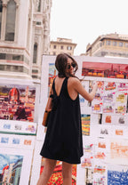 Athénaïs Black Dress
