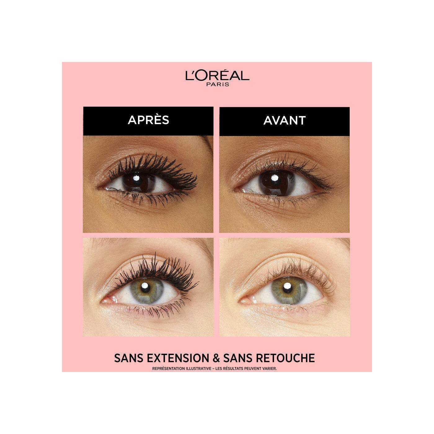 Lot De 2 - Mascaras Paradise Noir