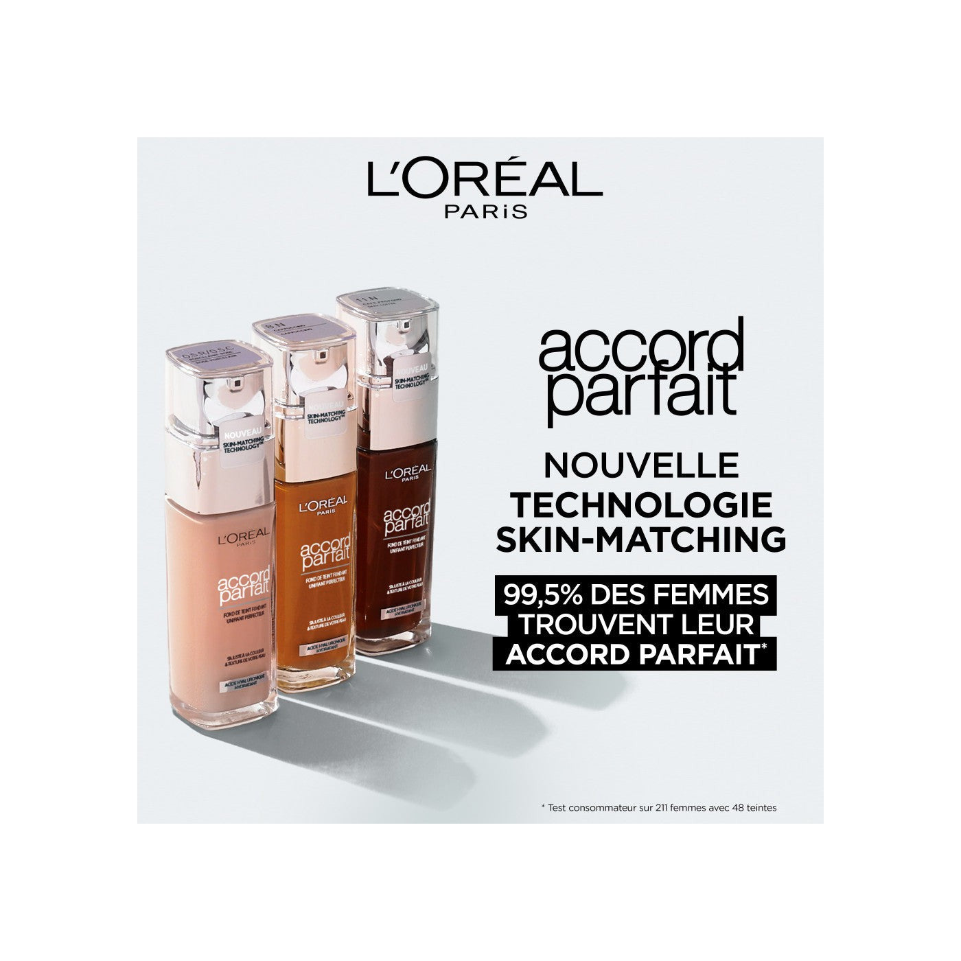 Accord Parfait Fluid Foundation 9.N Truffe
