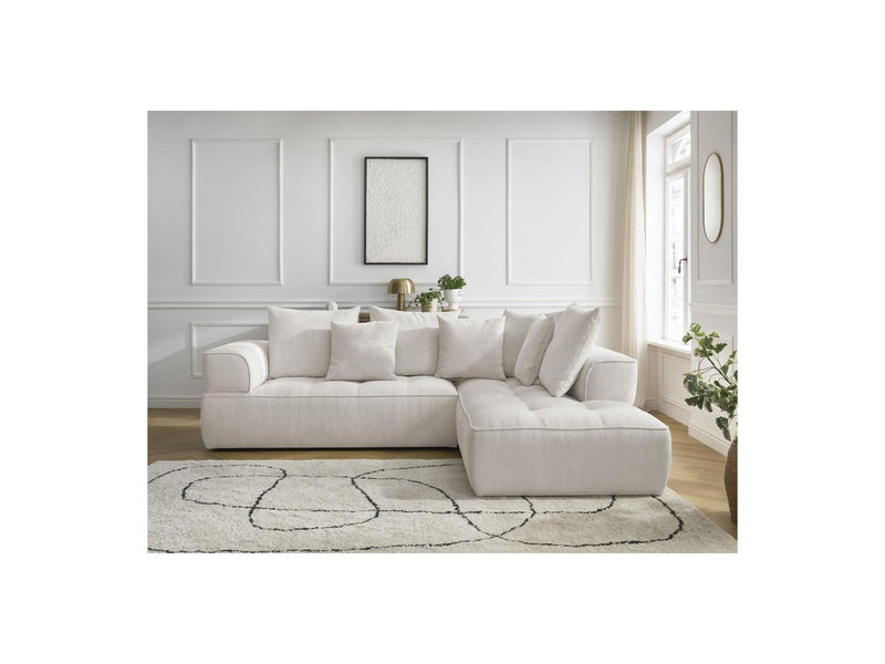 Canapé D'Angle L Fixe - Whesley - Angle Droit