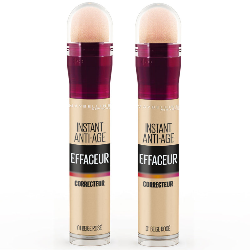 Lot De 2 L'Effaceur Correcteur 01 Beige Rose