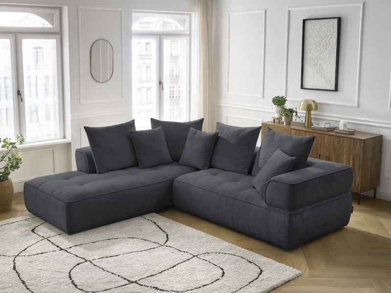 Canapé D'Angle L Fixe - Whesley - Angle Gauche