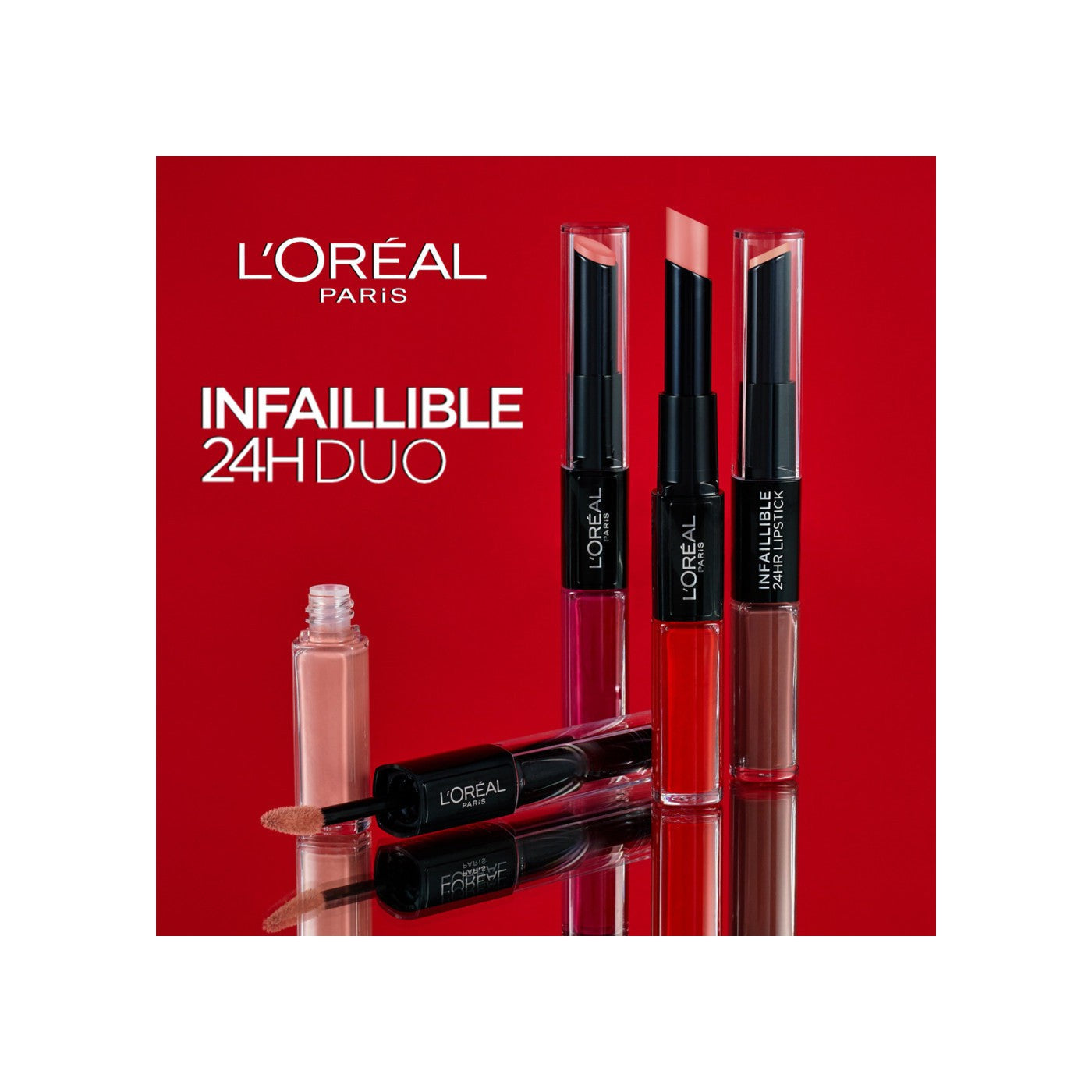 Infaillible Rouge À Lèvres Duo 24H 404 Corail Constant