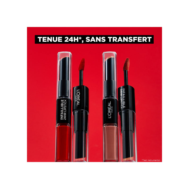 Infallible Lipstick Duo 24H 404 Constant Coral