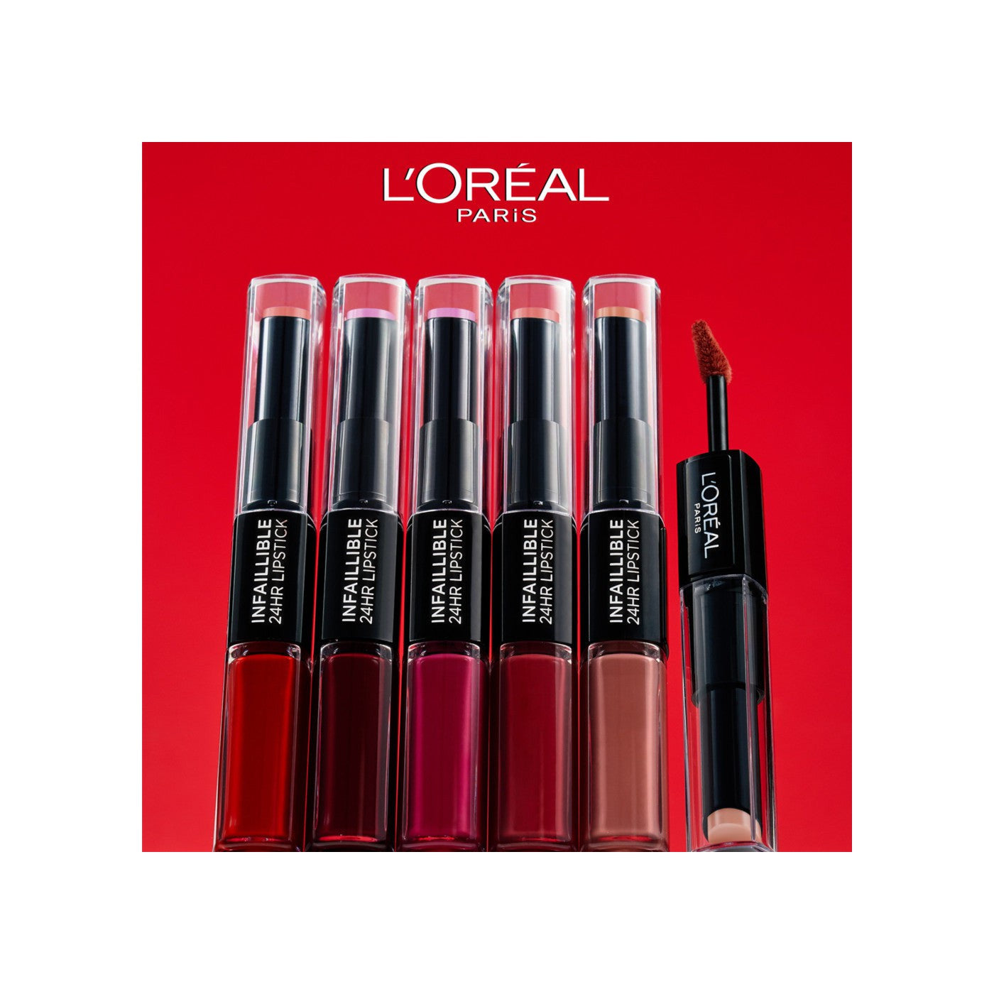 Infaillible Rouge À Lèvres Duo 24H 404 Corail Constant