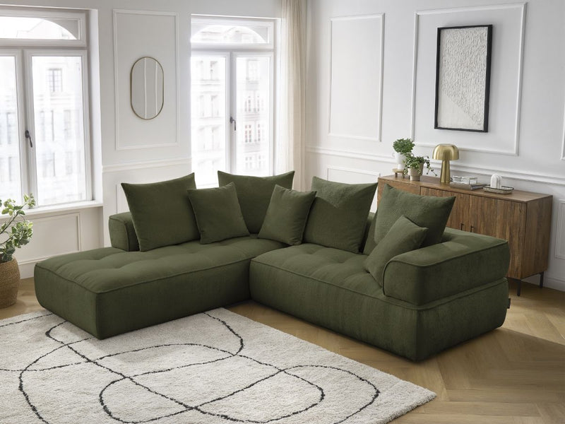 Canapé D'Angle L Fixe - Whesley - Angle Gauche