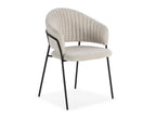 Lou - Lot De 2 Chaises - Tissu Texturé