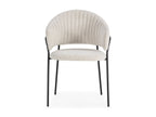 Lou - Lot De 2 Chaises - Tissu Texturé