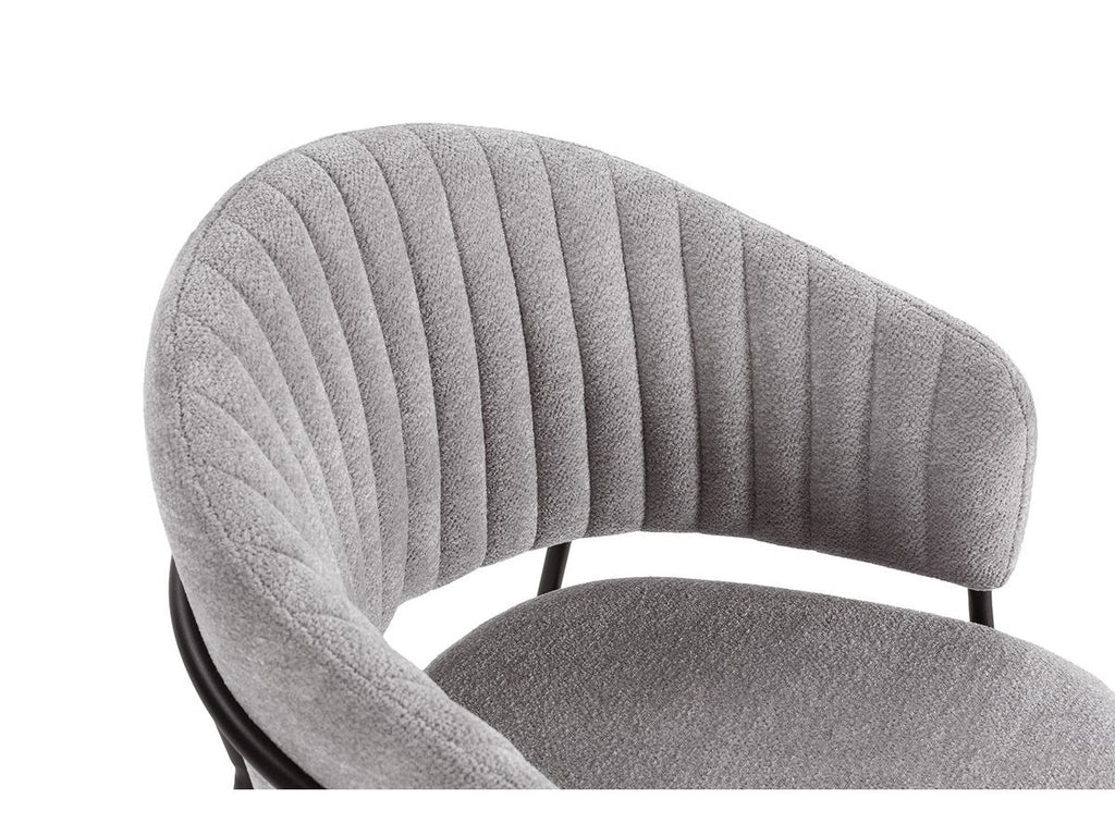Lou - Lot De 2 Chaises - Tissu Texturé