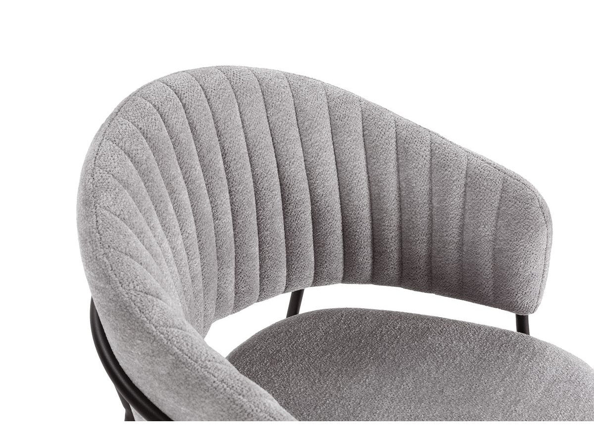 Lou - Lot De 2 Chaises - Tissu Texturé