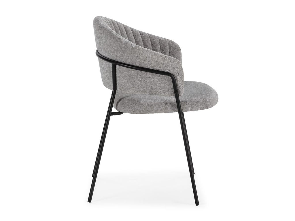 Lou - Lot De 2 Chaises - Tissu Texturé