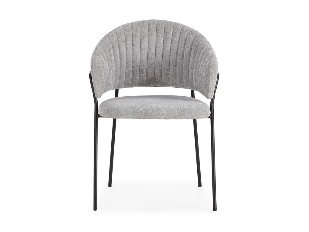 Lou - Lot De 2 Chaises - Tissu Texturé