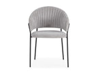 Lou - Lot De 2 Chaises - Tissu Texturé