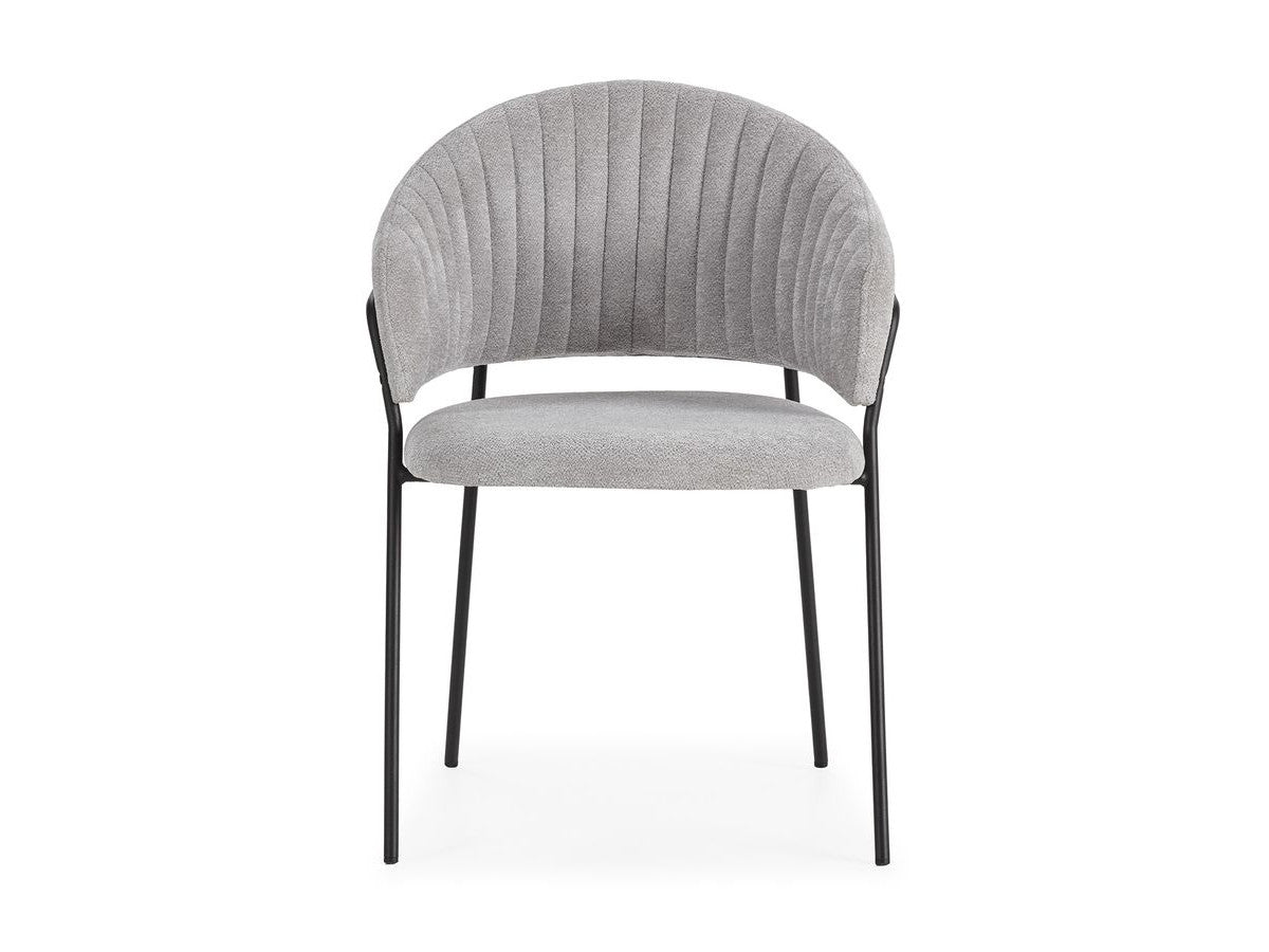 Lou - Lot De 2 Chaises - Tissu Texturé