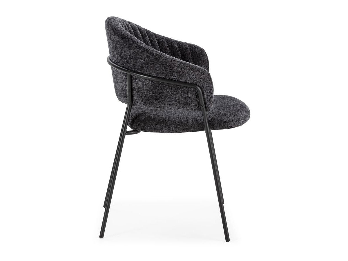 Lou - Lot De 2 Chaises - Tissu Texturé