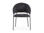 Lou - Lot De 2 Chaises - Tissu Texturé