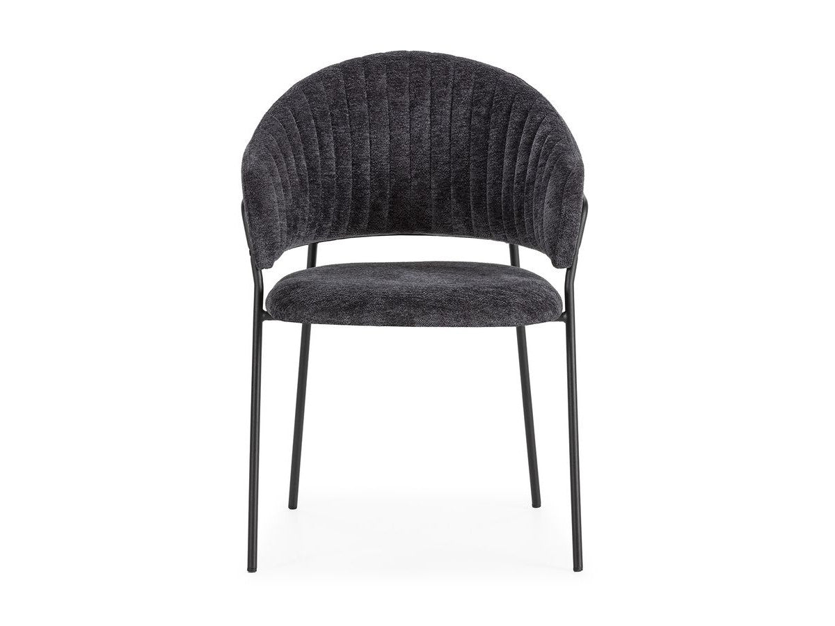 Lou - Lot De 2 Chaises - Tissu Texturé
