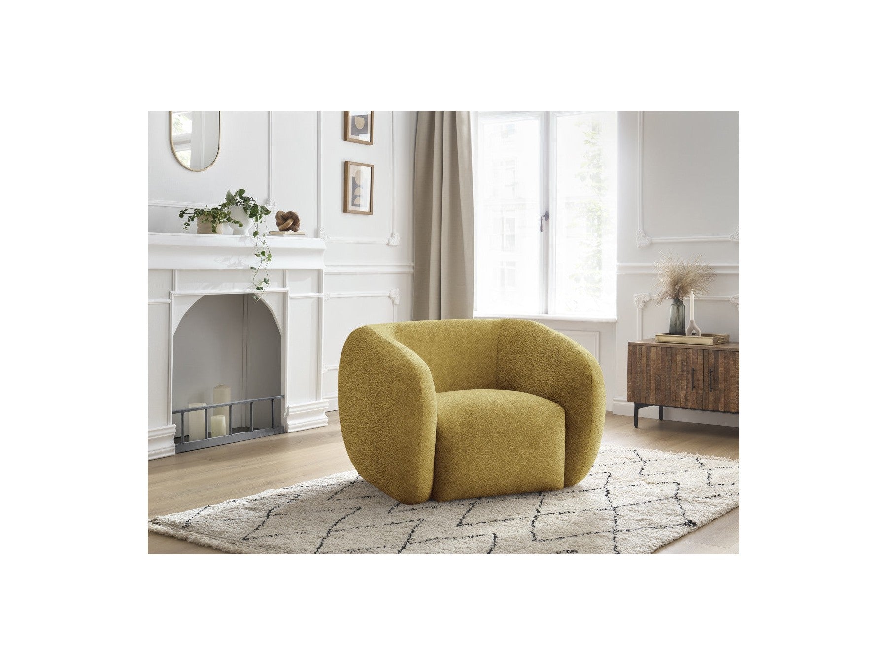 Celine - Fauteuil - Tissu Texturé