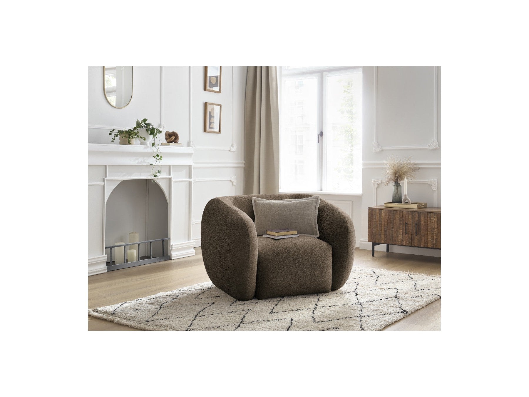 Celine - Fauteuil - Tissu Texturé