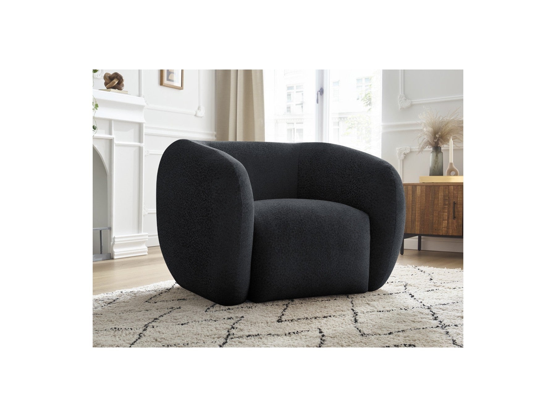 Celine - Fauteuil - Tissu Texturé