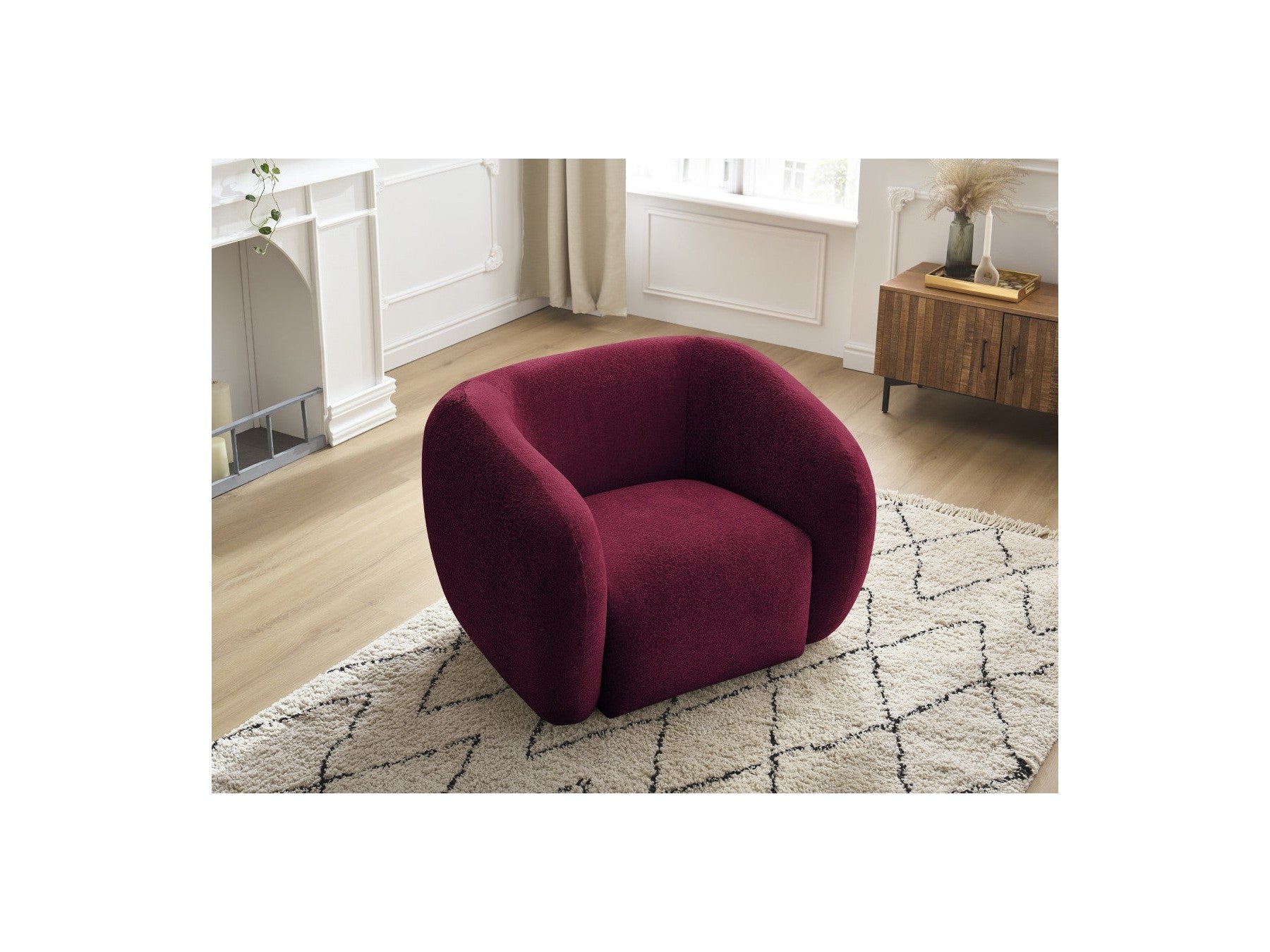 Celine - Fauteuil - Tissu Texturé