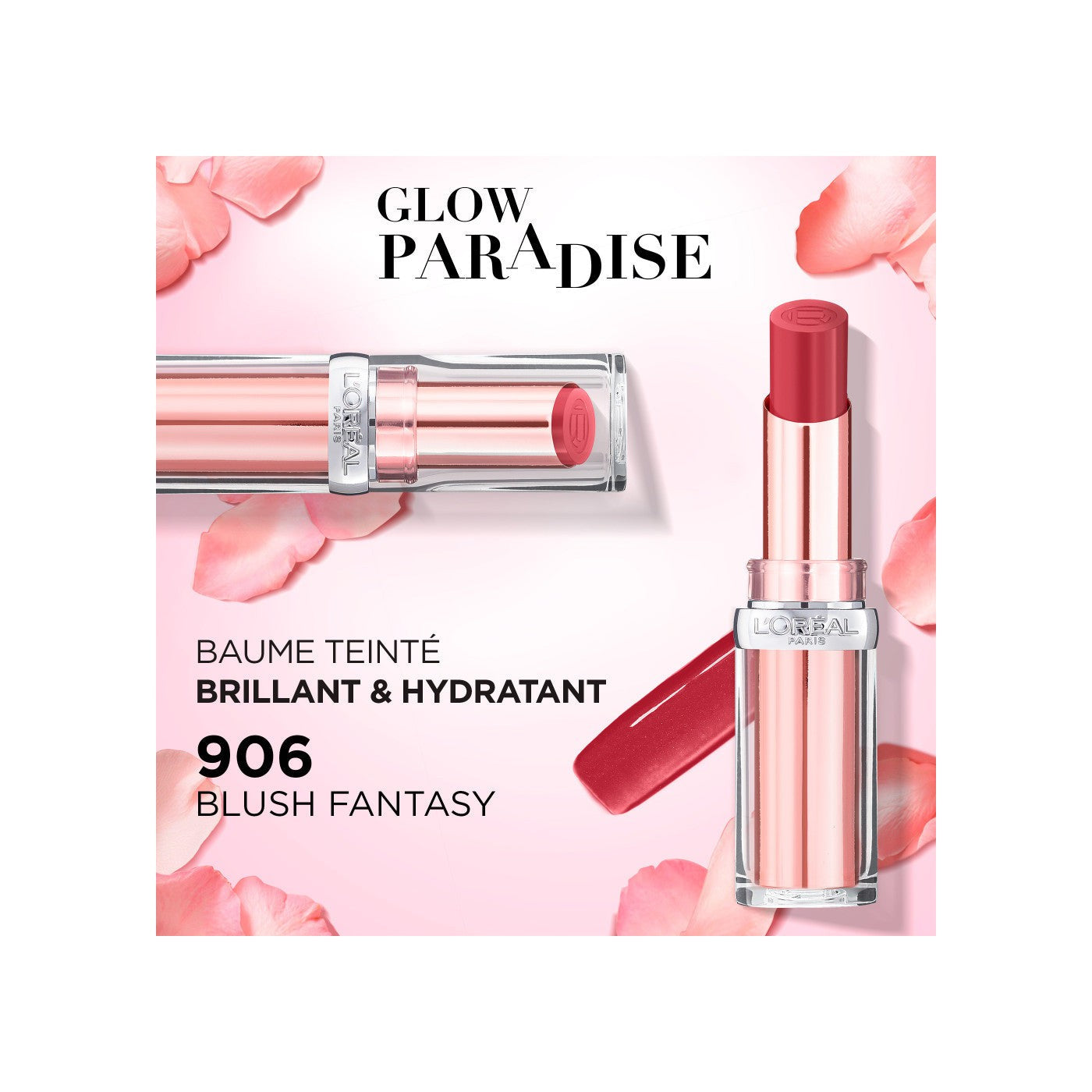 Bálsamo Labial Teñido Glow Paradise 906 Blush Fantasy