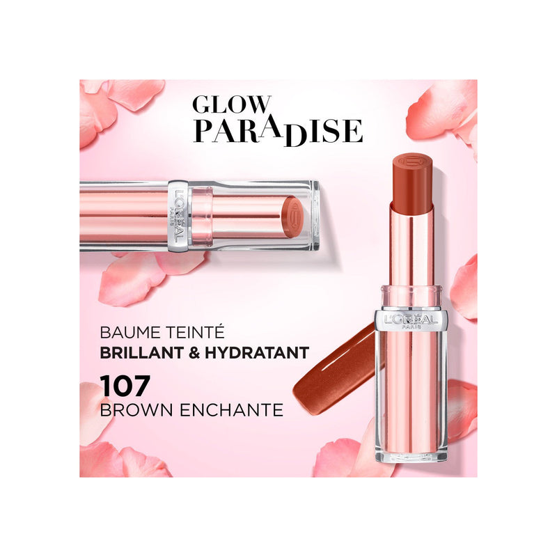 Baume À Lèvres Teinté Glow Paradise 107 Brown Enchanté