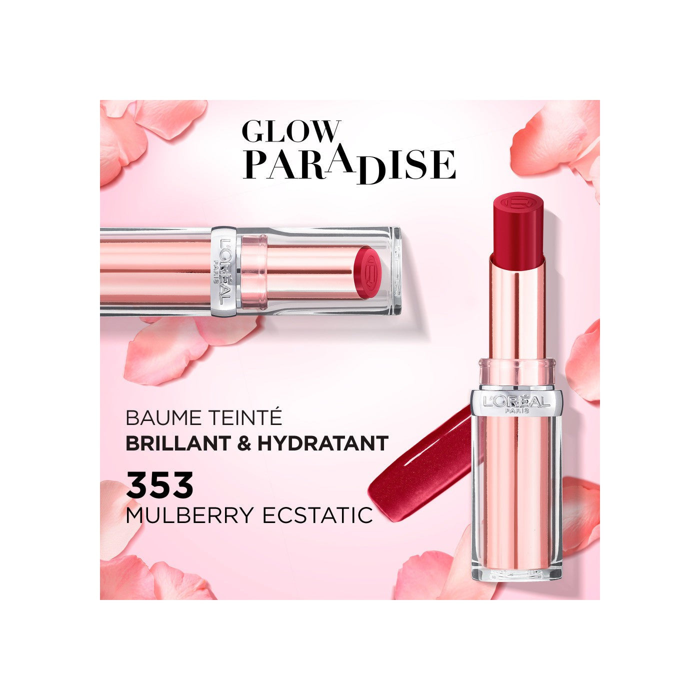 Tinted Lip Balm Glow Paradise 353 Mulberry Ecstatic