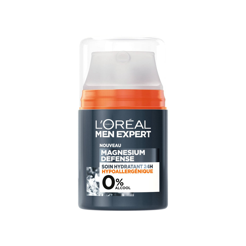 Men Expert Magnesium Defense Crema Hidratante 24H Hipoalergénica 0%