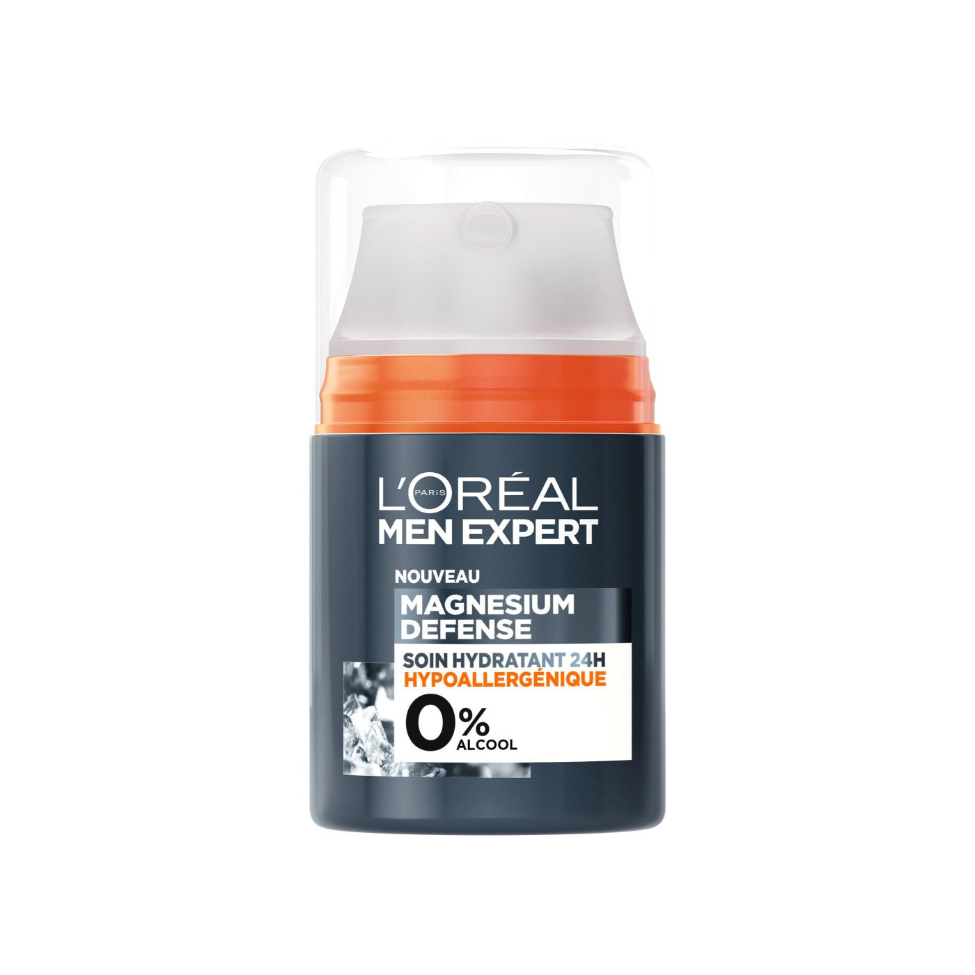 Men Expert Magnesium Defense Crema Hidratante 24H Hipoalergénica 0%