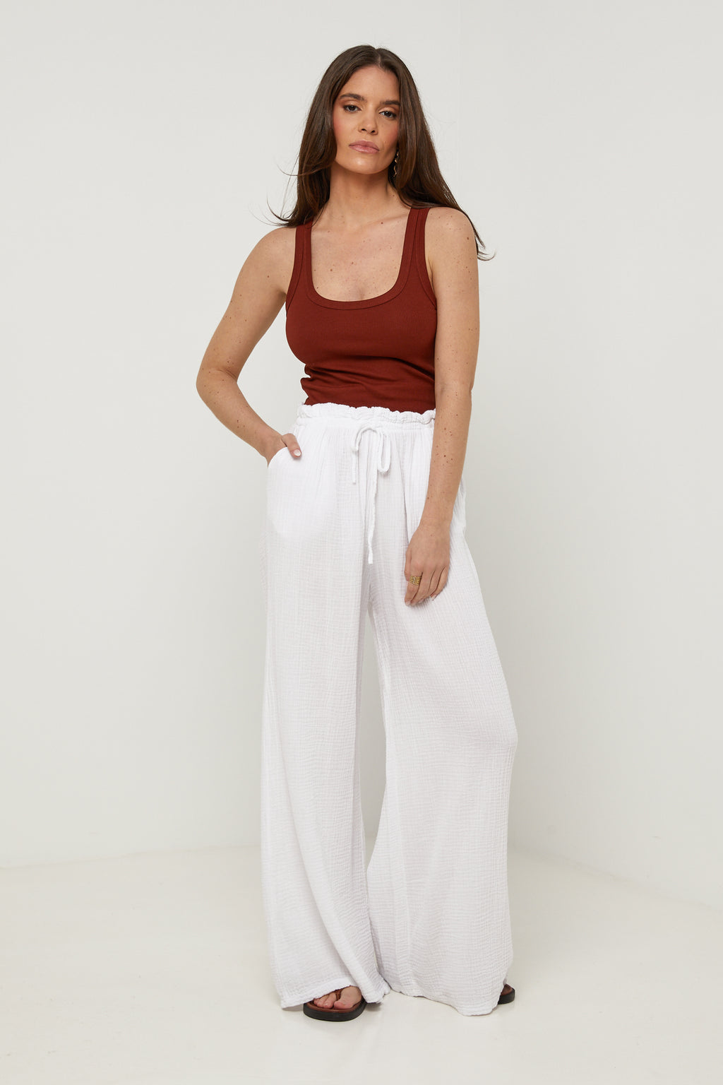 Pantalón - Blanco - Mujer