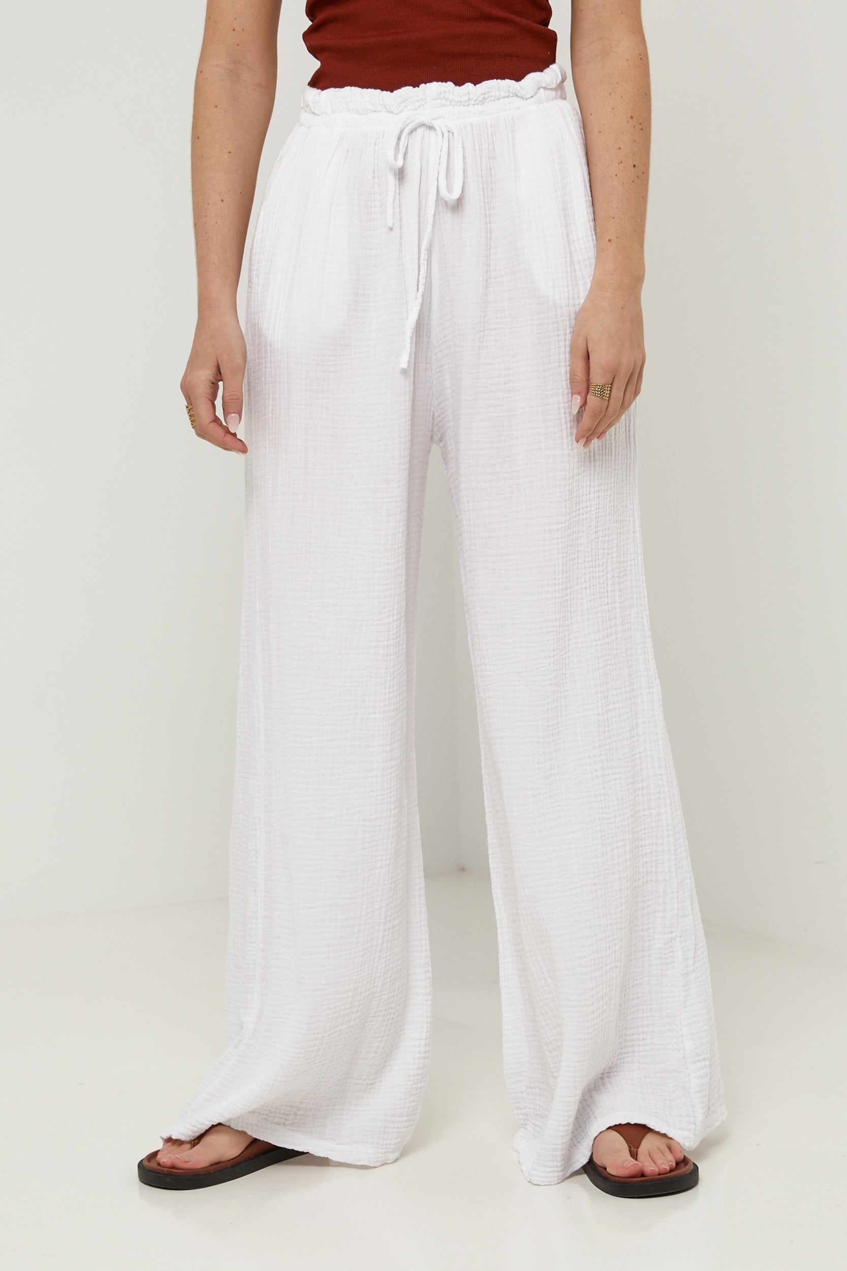 Pantalón - Blanco - Mujer