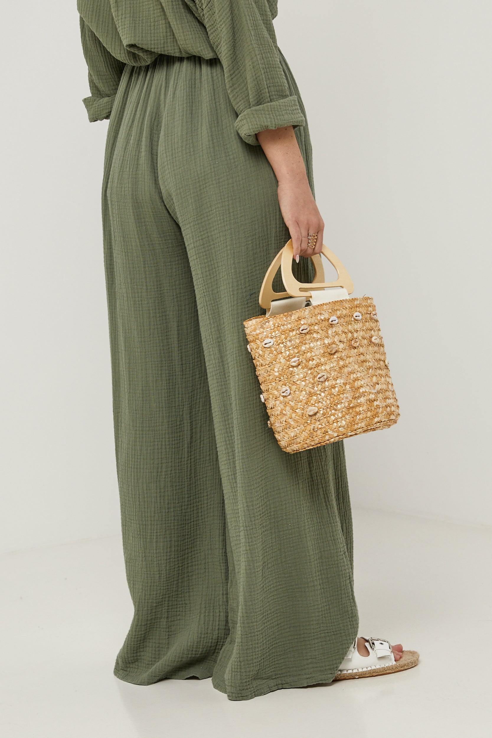 Trousers - Khaki - Women