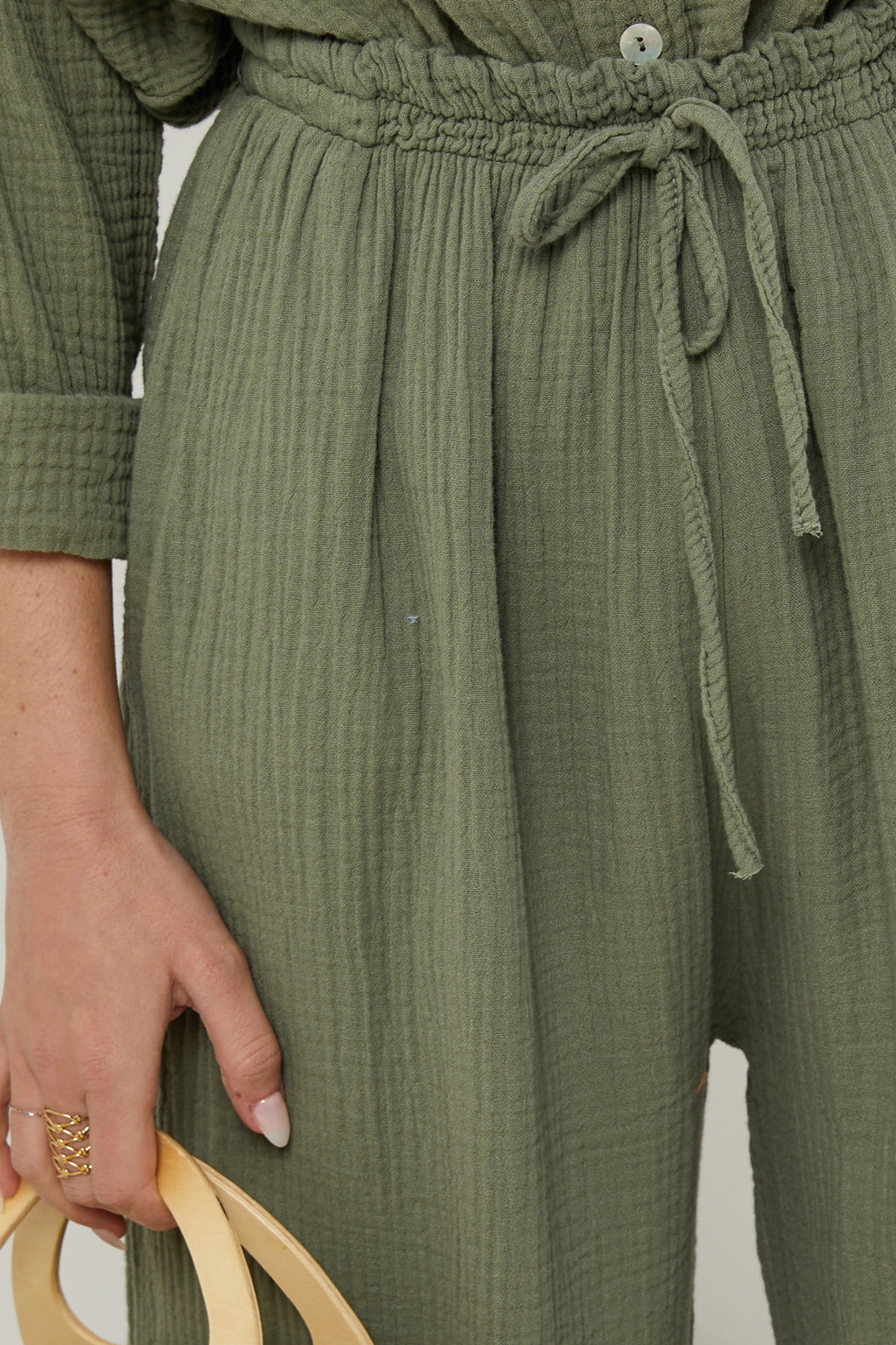 Trousers - Khaki - Women