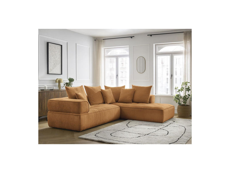 Canapé D'Angle L Fixe - Whesley - Angle Droit