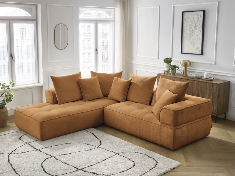 Canapé D'Angle L Fixe - Whesley - Angle Gauche