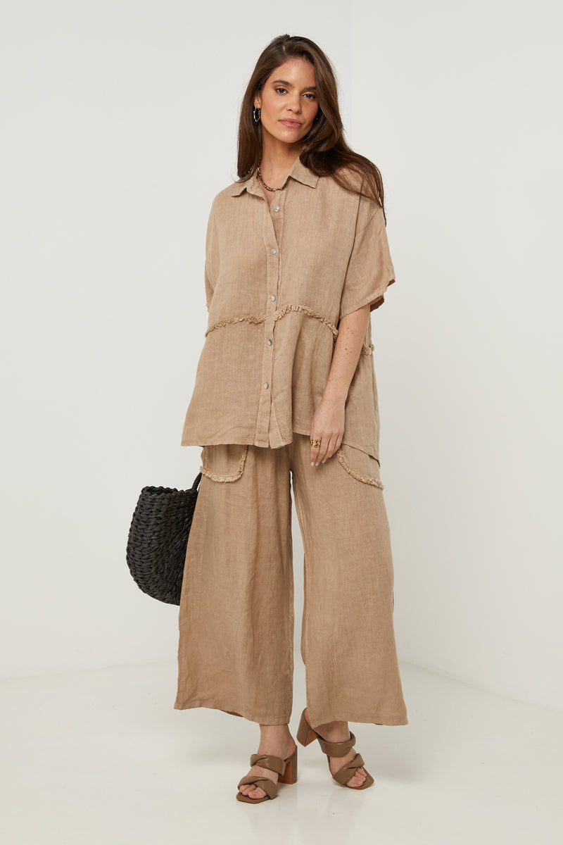 Shirt - Camel - Women