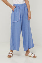 Pantalon - Azur - Femme