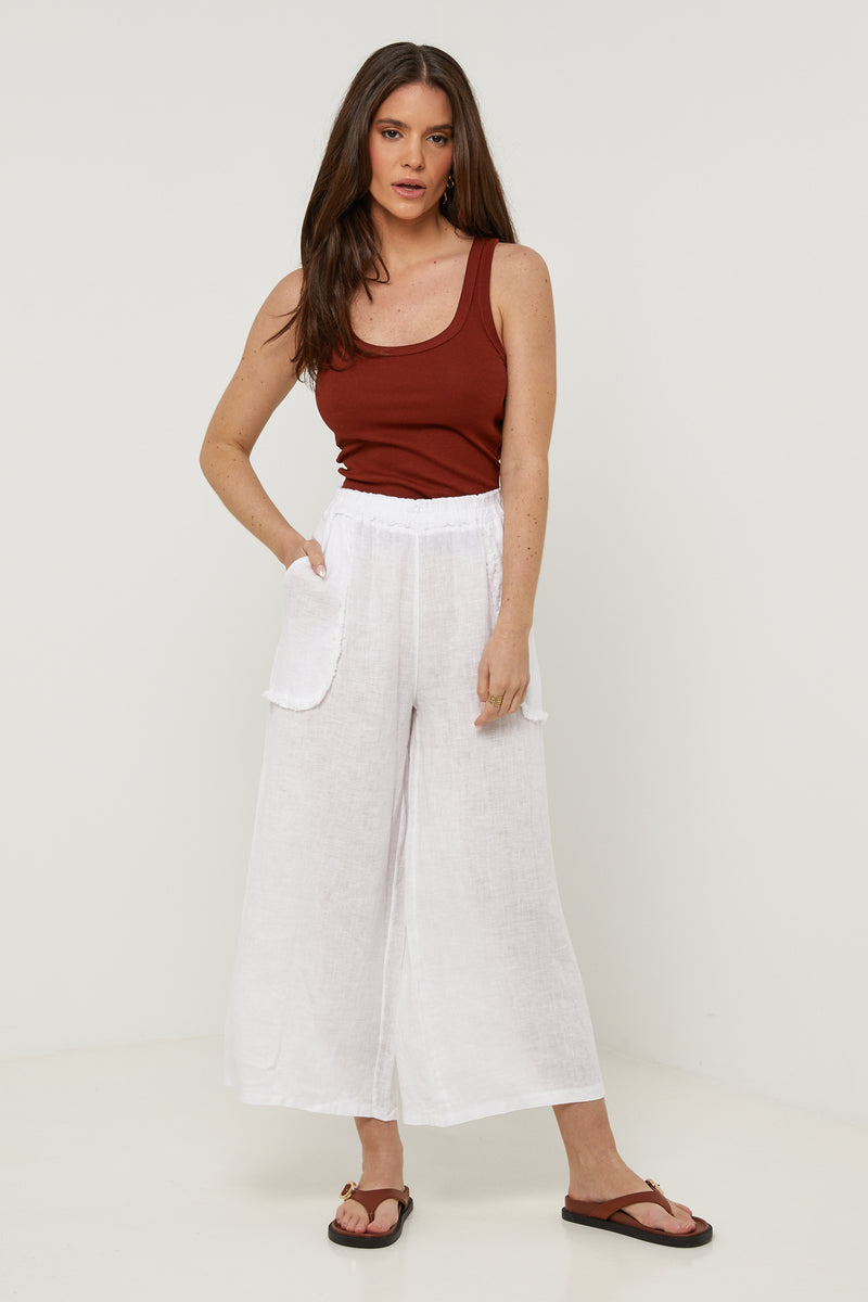 Trousers - White - Women