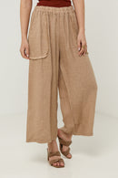 Pantalón - Camel - Mujer