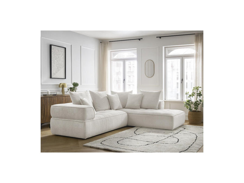 Canapé D'Angle L Fixe - Whesley - Angle Droit