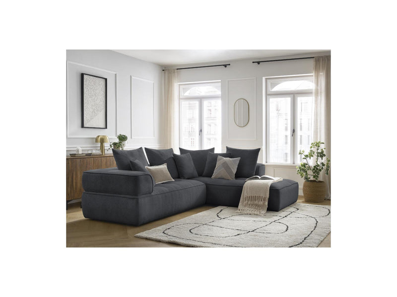 Canapé D'Angle L Fixe - Whesley - Angle Droit