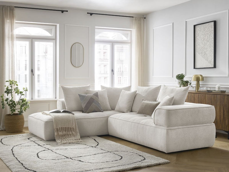 Canapé D'Angle L Fixe - Whesley - Angle Gauche