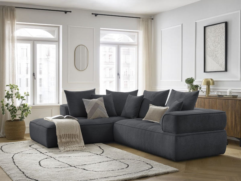 Canapé D'Angle L Fixe - Whesley - Angle Gauche