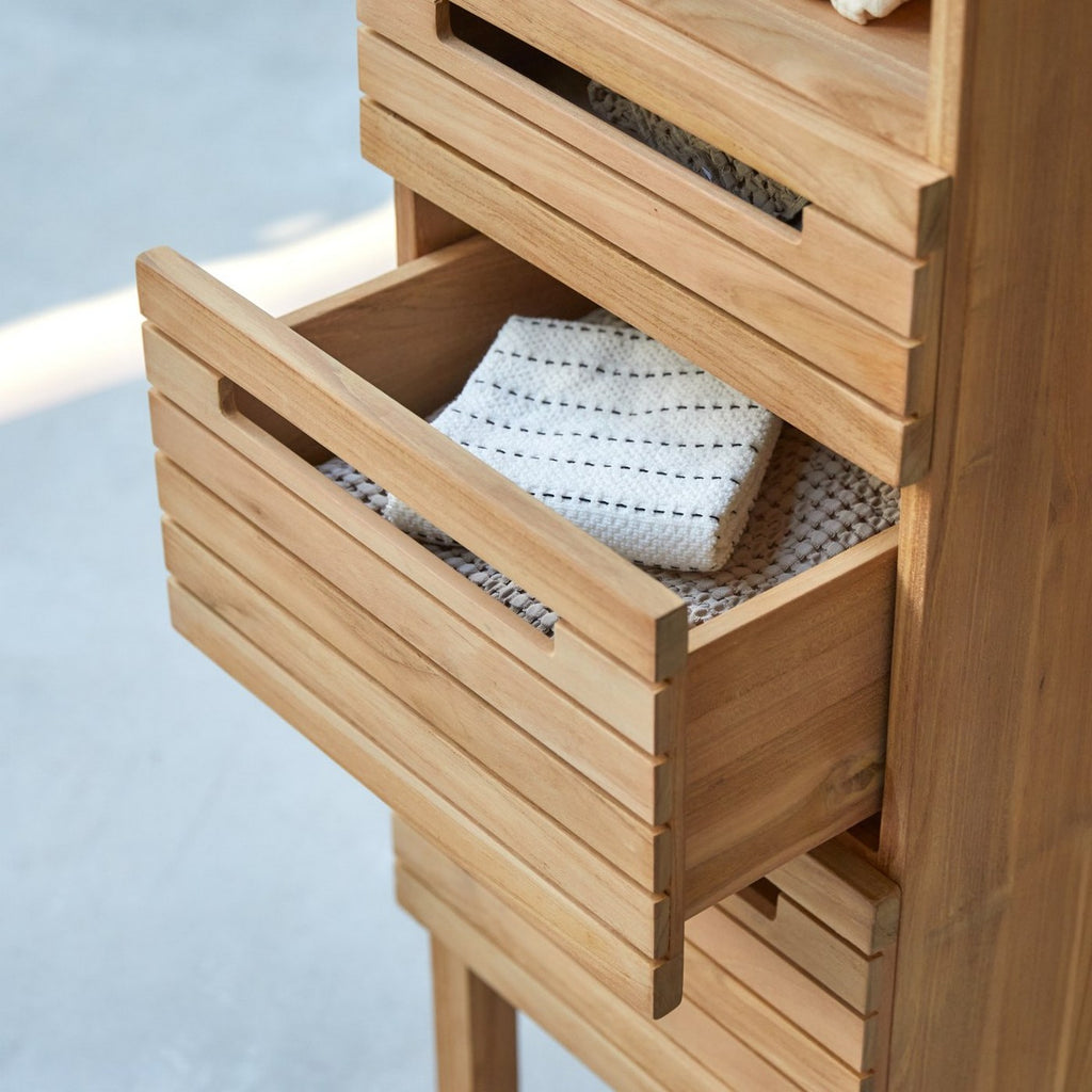 Slats - Colonne - Teck - Naturel
