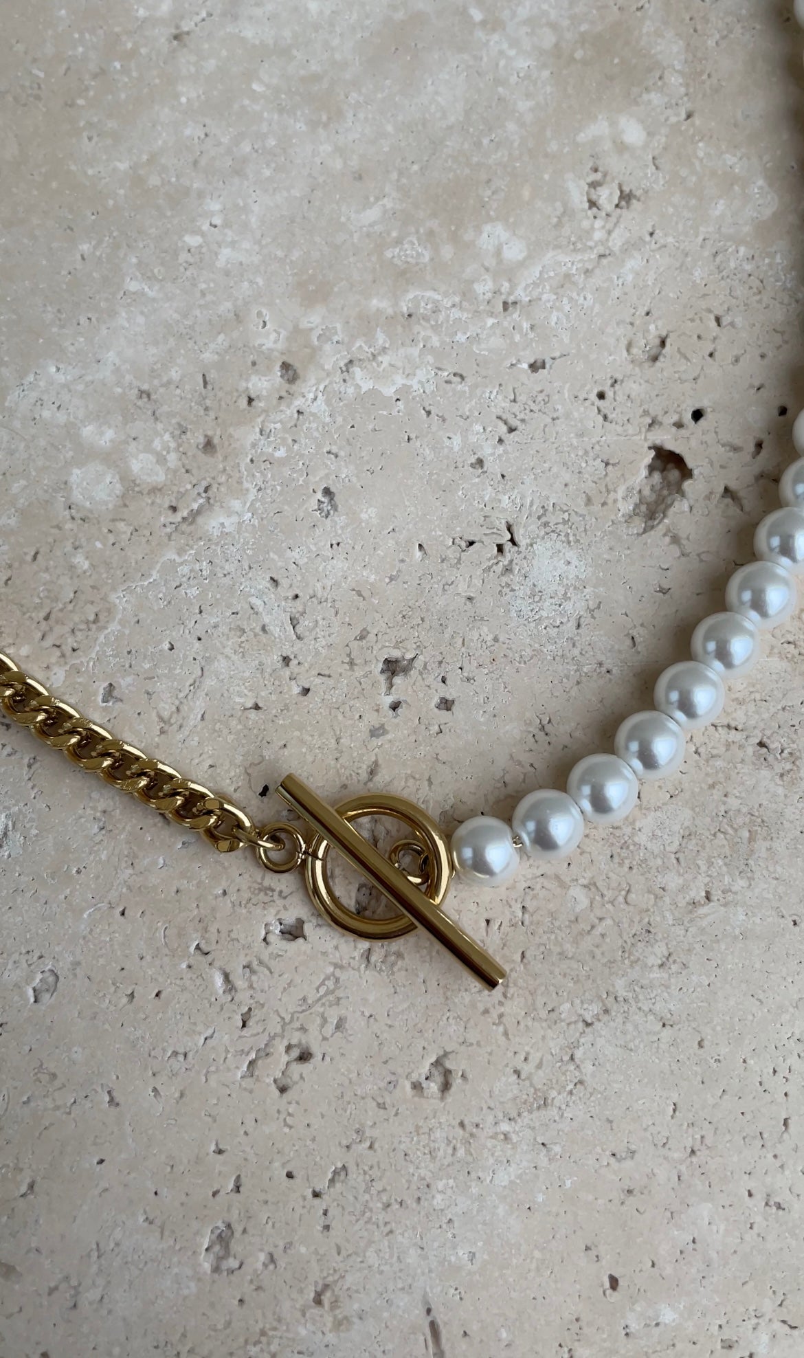 Collier Pearl X Chain