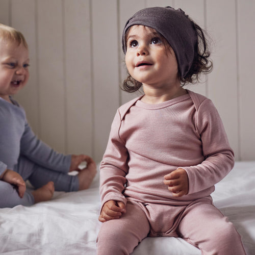 Troytt wool and silk dawn pajamas - Minimalisma selection available on amaetc.com, eco-friendly concept store for children