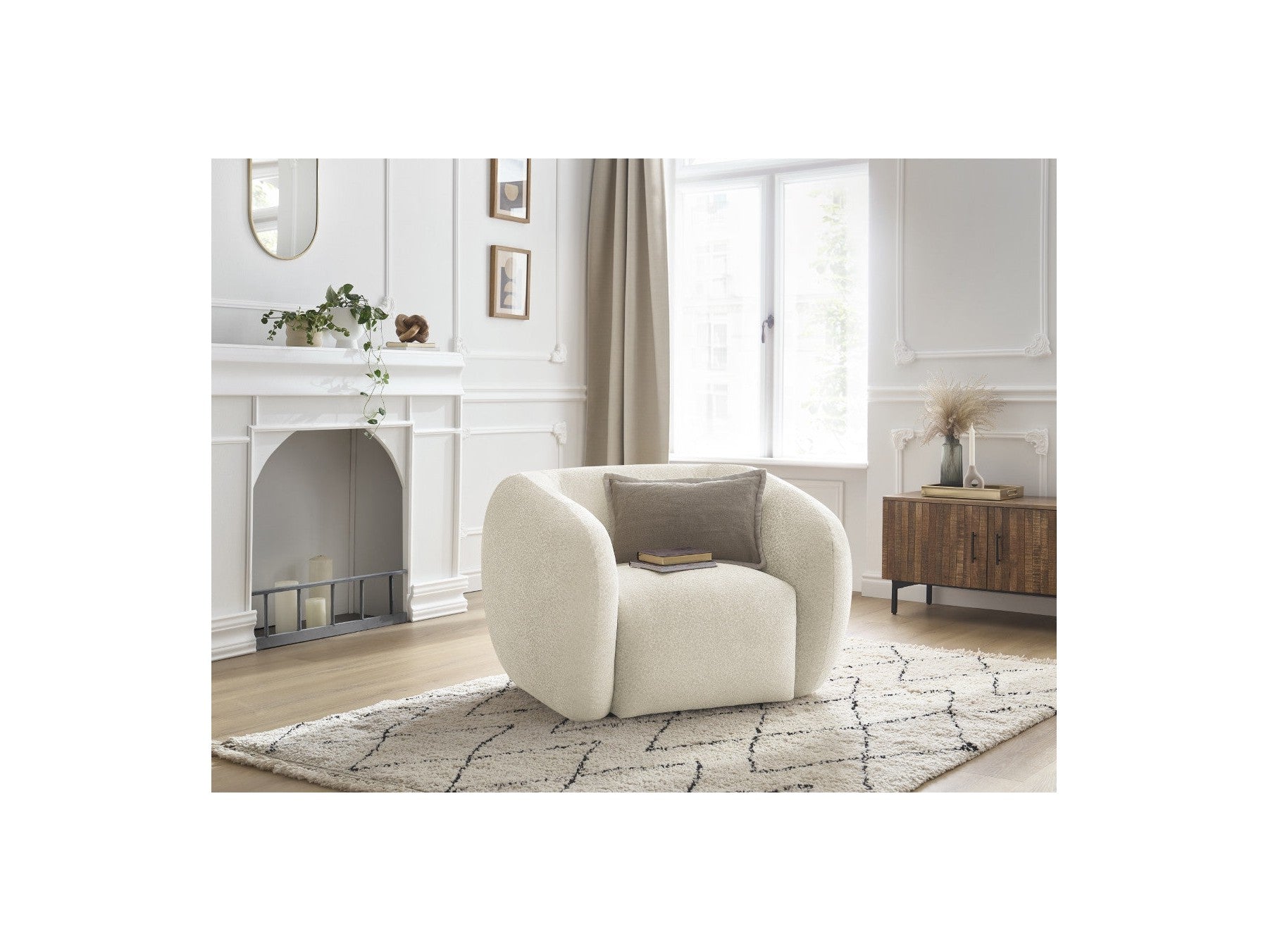 Celine - Fauteuil - Tissu Texturé