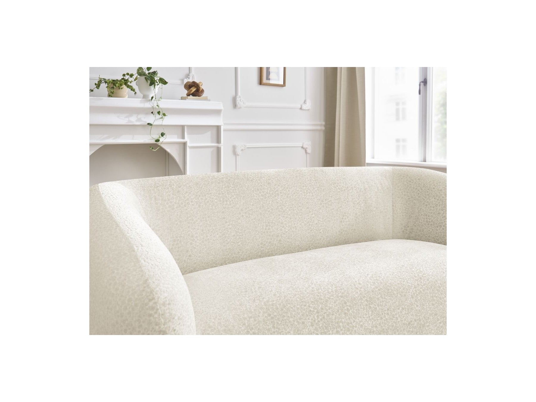 Celine - Canapé Droit Fixe 2 Places - Tissu Texturé