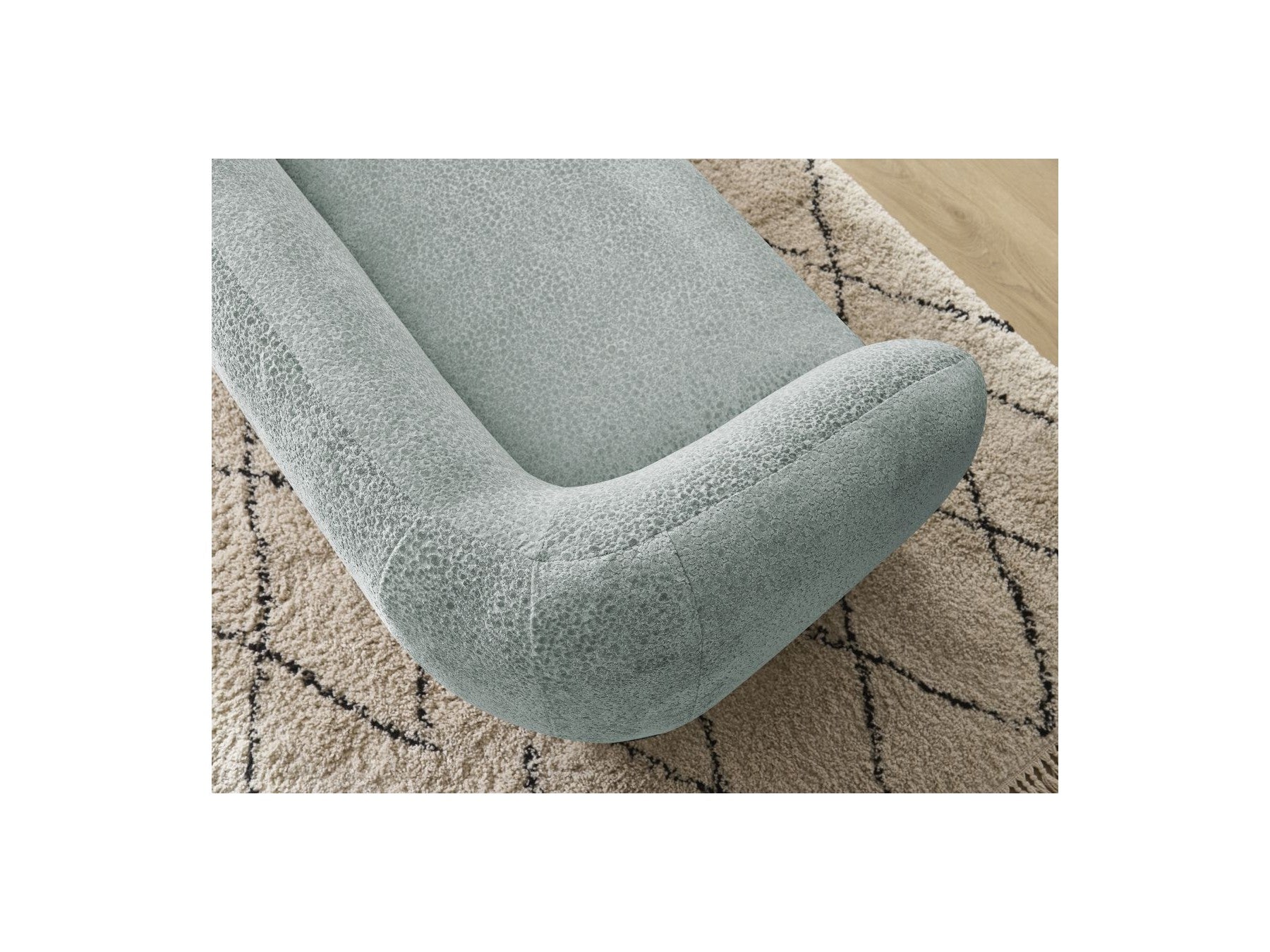 Celine - Canapé Droit Fixe 2 Places - Tissu Texturé